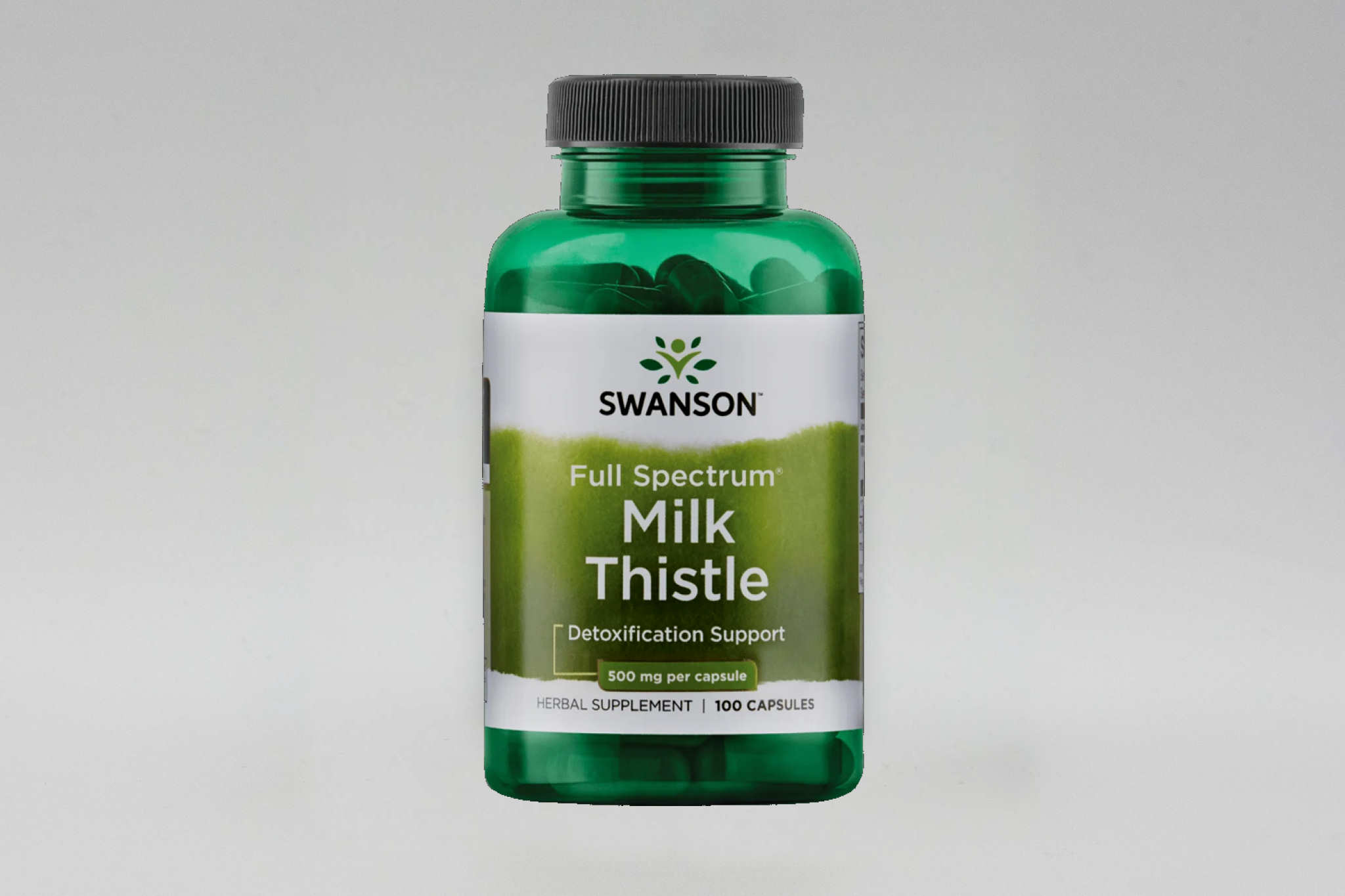 Swanson Full Spectrum Milk Thistle Liver Cleanser 500mg 100 Veg Capsules