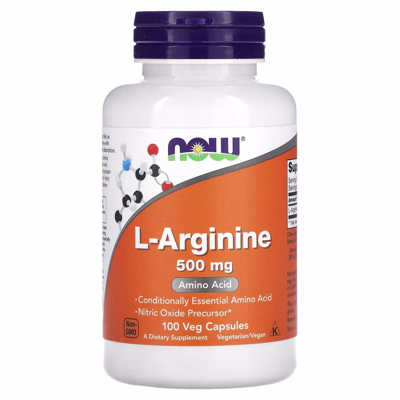 Now Foods L-Arginine Amino Acid 500mg (100 caps)