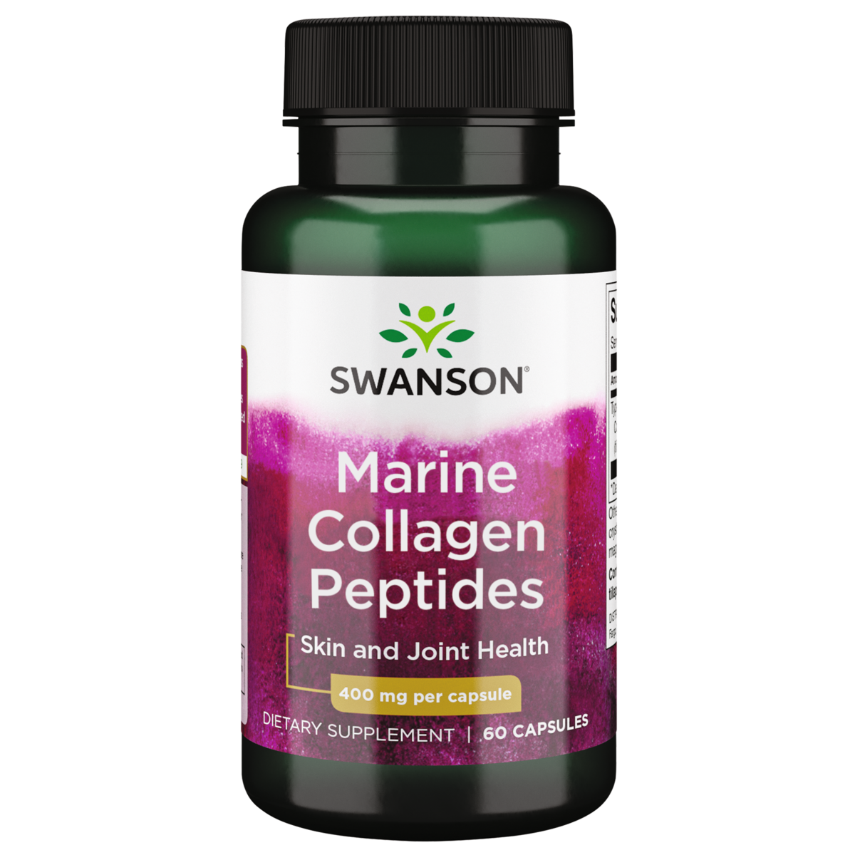 Swanson Marine Collagen Peptides 400mg (60 caps)