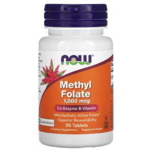 Now Foods Methyl Folate 1000mg (90 tabs)