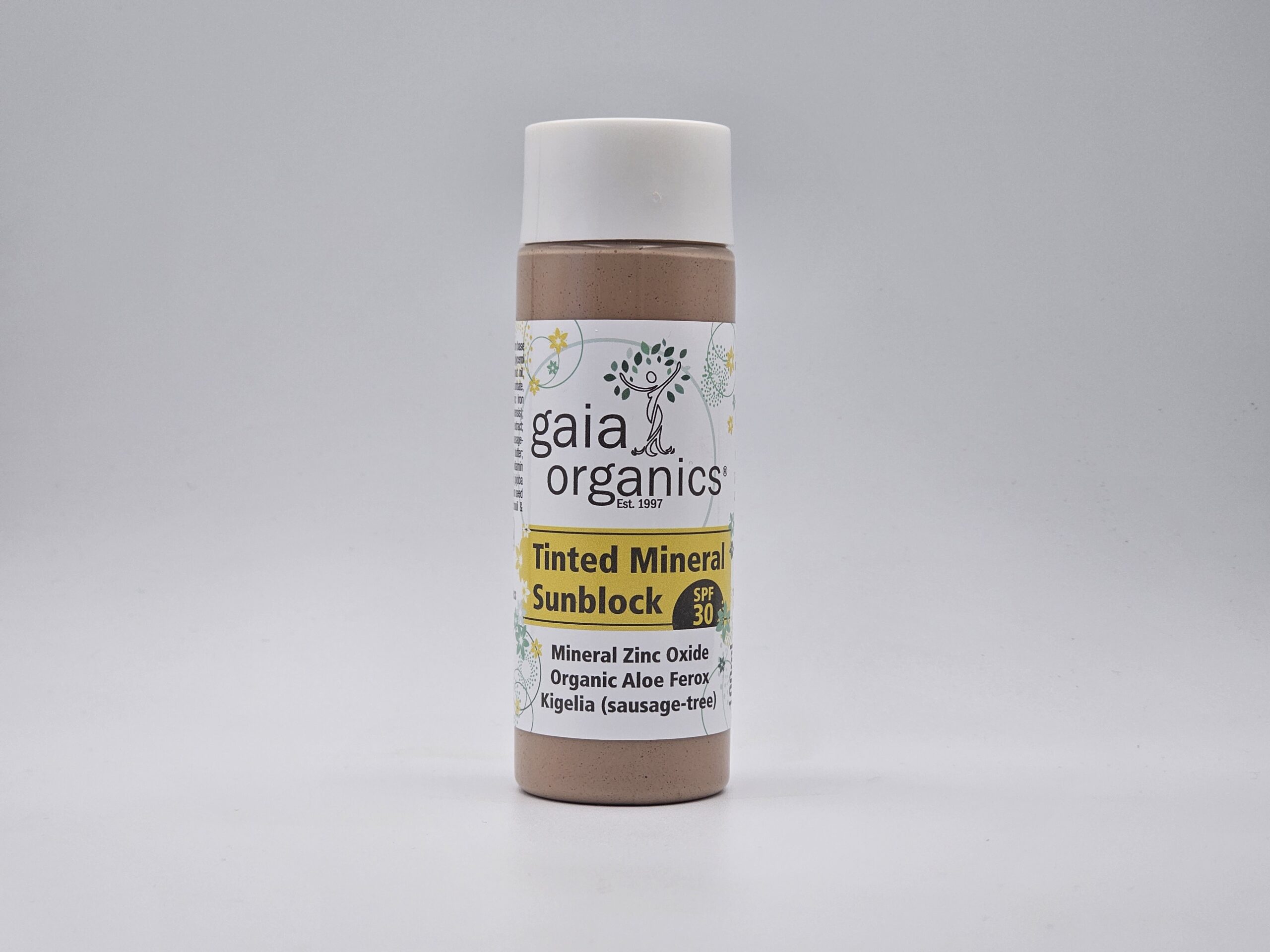 Gaia Organics Tinted Mineral Sunblock 100ml SPF 30